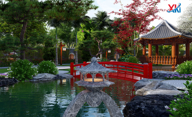 Thi công cảnh quan sân vườn tạo không gian xanh thư giãn